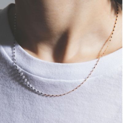 ｖｉｃｔｏｒｉａ ｄｏｕｂｌｅ ｎｅｃｋｌａｃｅ／ｐｉｎｋ ｇｏｌｄ×ｙｅｌｌｏｗ ｇｏｌｄ | les bonbon (Women)/ルボンボン |  三越伊勢丹オンラインストア・通販【公式】