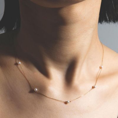 ｄｏｔ　ｐｅａｒｌ　ｎｅｃｋｌａｃｅ