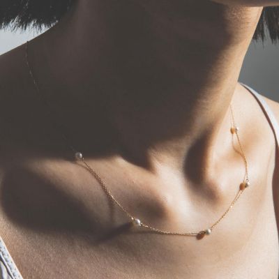 ｄｏｔ　ｐｅａｒｌ　ｎｅｃｋｌａｃｅ