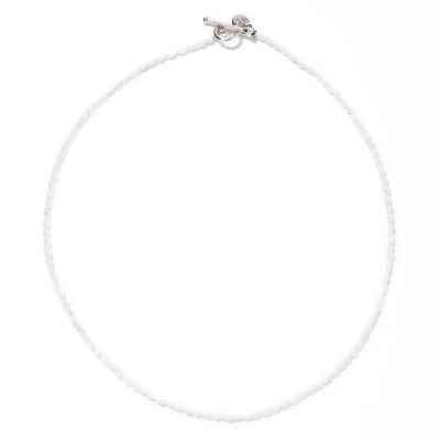 ＜les bonbon (Women)＞ｂｌａｎｃ　ｐｅａｒｌ　ｃｈｏｋｅｒ