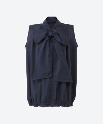 ＜GIRLISH (Women)＞リボンノースリーブブラウス