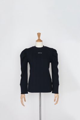 ガーリッシュ St.cecilia リブパフL/Sカットソー ホワイト 美品 リブパフL／Sカットソー | GIRLISH (Women)/ガーリッシュ | 三越