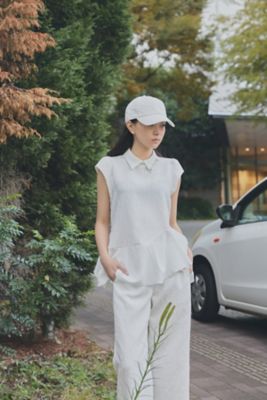【極美品】hue DAY TO EVENING ヒューデイトゥイブニングブラウス hue DAY TO EVENING (Women) / ヒュー デイ トゥ イブニング TOP