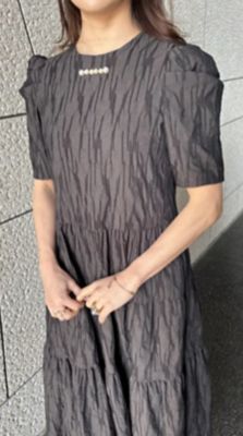 Tuck Dobby Tiered Dress | hue DAY TO EVENING