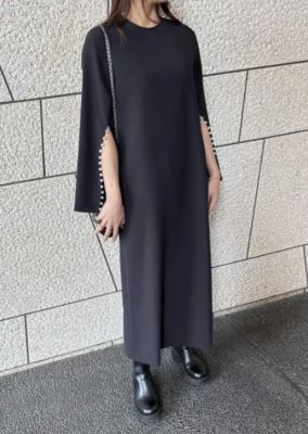 hue DAY TO EVENING ヒューデイトゥイブニング ワンピース Tuck Dobby Tiered Dress | hue DAY TO EVENING