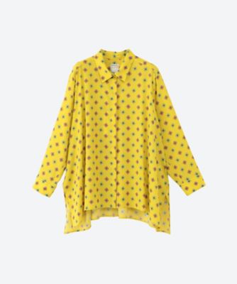 ＜mannine (Women/大きいサイズ)＞フレアシャツ　プラスサイズ