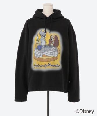 Lady and the Tramp hoodie / BLACK フーディ