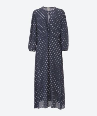 “BAUM UND PFERDGARTEN” カットアウトサテンドレス LightBlue 6714119034-