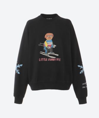 ＜Little Sunny Bite (Women)＞Ｗｉｎｔｅｒ　ｂｅａｒ　ｓｗｅａｔ　ｔｏｐ