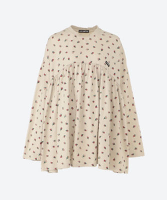 ＜Little Sunny Bite (Women)＞Ｒｏｓｅ　ｐｒｉｎｔ　ｔｅｅ　ｄｒｅｓｓ