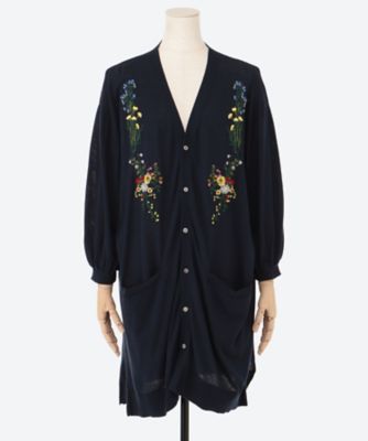 TUITACI 朔 ツイタチ - オーバーダイジュエルカーディガン サイズ2 TUITACI 朔 ツイタチ - オーバーダイジュエルカーディガン サイズ2