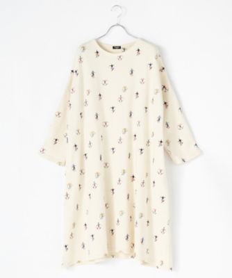 ＜marble SUD (Women/大きいサイズ)＞ＥＭＢスキーヤー　Ｌｉｌフレアワンピース　プラスサイズ