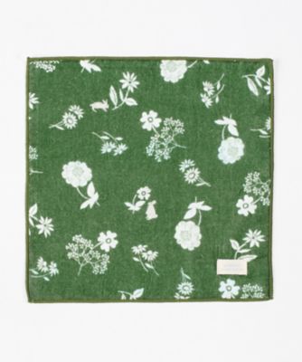 ハナウサギプリントハンドタオル