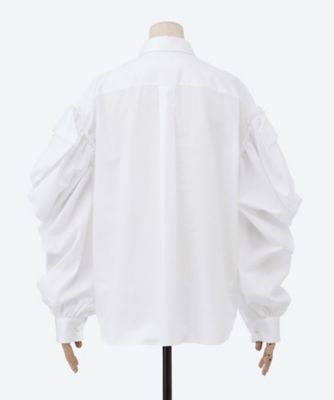 綿ブロード　角衿　長袖ブラウス　ＴＯ―Ｂ００７―０５１