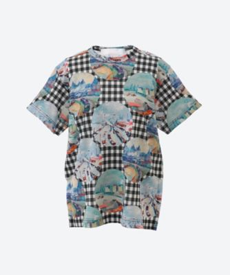 ＜tao (Women)＞エステルナイロン天竺プリント　Ｔｏｖｅ　Ｊａｓｓｏｎ　Ｔシャツ　ＴＯ―Ｔ００６―０５１