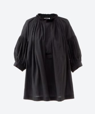 tao (Women)/タオ 綿ジョーゼット×キュプラタフタ　製品洗　ブラウス　ＴＯ―Ｂ０２０―０５１