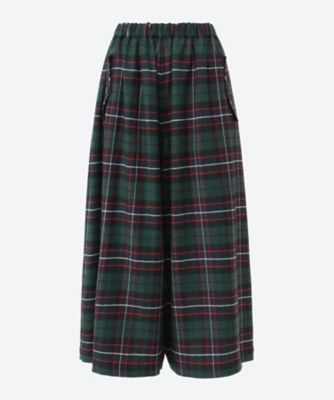 ウールエステルタータンチェック先染 ウエストゴムパンツ TP