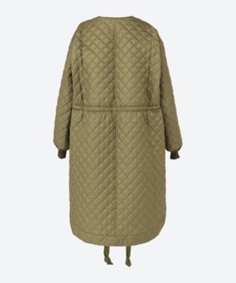 エステルタフタキルティング ノーカラーコート TP―C003―051