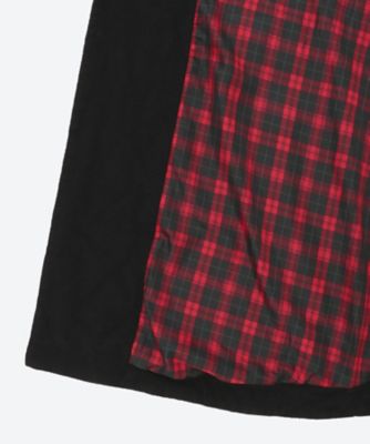 ウールサージ先染 製品縮絨 丸衿コート TP―C013―051 | tao