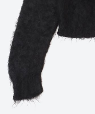 梔子モチーフ付きモヘヤカーディガン 黒 カネコイサオ 梔子モチーフ付きモヘヤカーディガン 黒 カネコイサオ - メルカリ