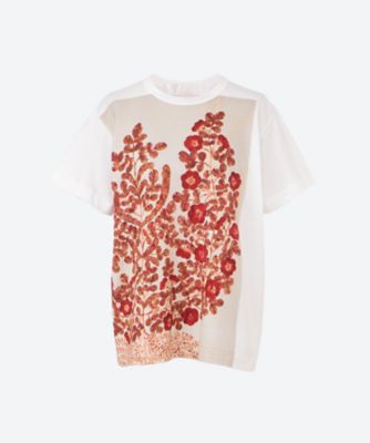 綿天竺プリント Fumi Imamura 半袖Tシャツ TQ―T002