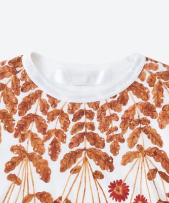 綿天竺プリント Fumi Imamura 長袖Tシャツ TQ―T003