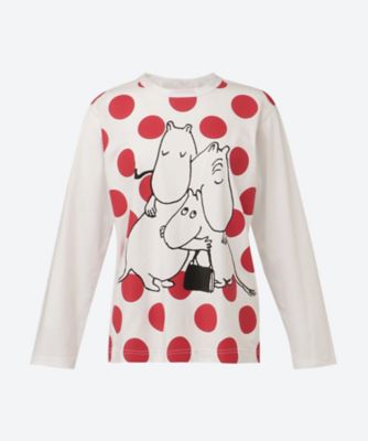 綿天竺プリント ToveJansson ムーミン長袖カットソー TQ
