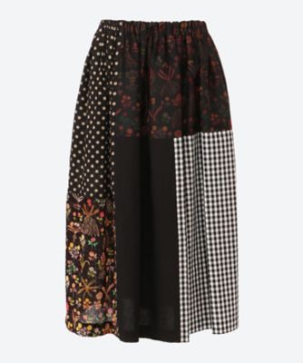 ＜tao (Women)＞多素材ＭＩＸ　Ｆｕｍｉ　Ｉｍａｍｕｒａ　ウエストゴムスカート　ＴＱ―Ｓ００８―０５１