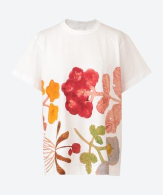 ＜tao (Women)＞綿天竺プリント　Ｆｕｍｉ　Ｉｍａｍｕｒａ　半袖Ｔシャツ　ＴＱ―Ｔ００６―０５１