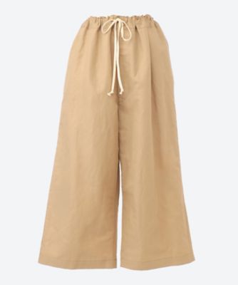 綿麻ツイル ウエスト紐パンツ TQ―P010―051 | tao (Women