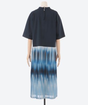 ｖｅｒｔ パネルストライプインクジェットプリントプリーツ加工ワンピース 裏地付き 三越伊勢丹オンラインストア 公式