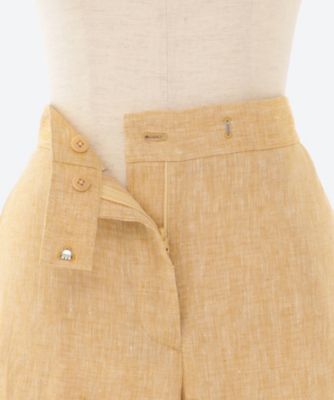 セミワイドパンツ　ＰＵＲＥ　ＬＩＮＥＮ