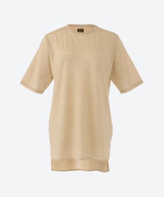 ＜BATONER (Women)＞プルオーバー　ＷＡＳＨＡＢＬＥ　ＷＯＯＬ　ＨＡＬＦ　ＳＬＥＥＶＥ　ＴＵＮＩＣ