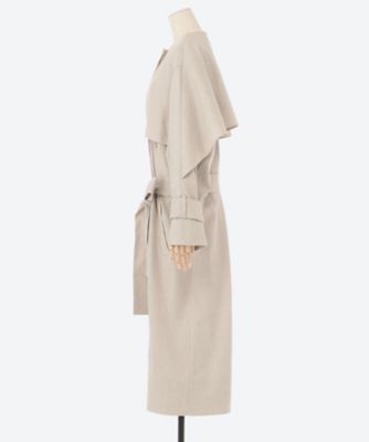LINEN COLLARIESS TRENCH CT | HAVEL