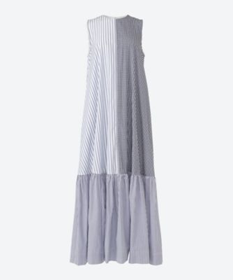 ＜J&M DAVIDSON (Women)＞ＰＡＴＣＨＷＯＲＫ　ＴＲＡＰＥＺＥ　ＴＩＥＲ　ＤＲＥＳＳ