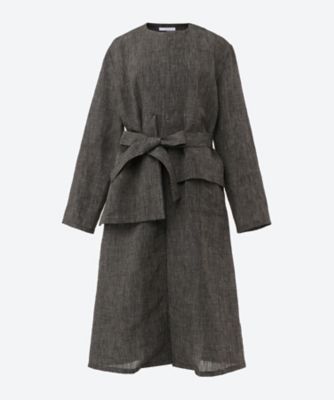 ポンヌフ♡ロングコート　新品未使用 ロング丈ダブルトレンチコート【撥水加工】 (GWL21100-01