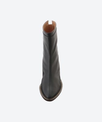 定価約6.5万円 試着のみ LAURENCE ロランス ショートブーツ ロランスのブーツ】引き締め役の大定番、黒のショートブーツ今年