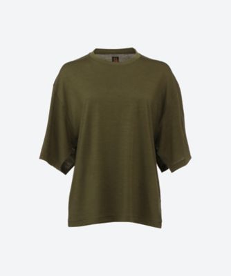 ＜BATONER (Women)＞ＷＡＳＨＡＢＬＥ　ＷＯＯＬ　Ｔ－ＳＨＩＲＴ