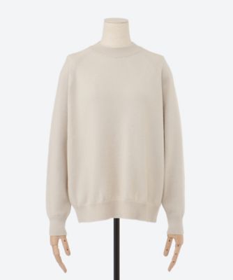 BATONER (Women)/バトナー ＡＧＩＮＧＷＯＯＬ　ＲＡＧＬＡＮ　ＳＬＥＥＶＥ　ＣＲＥＷ　ＮＥＣＫ