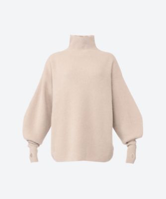 ＜BATONER (Women)＞ＣＡＳＨＭＥＲＥ　ＦＯＸ　ＨＩＧＨ　ＮＥＣＫ