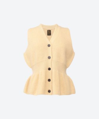 ＜BATONER (Women)＞ＣＡＳＨＭＥＲＥ　ＦＯＸ　ＯＰＥＮ　ＶＥＳＴ