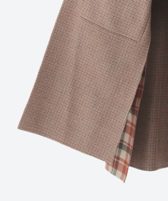 REVERIBLE CHECK COAT | HAVEL studio (Women 