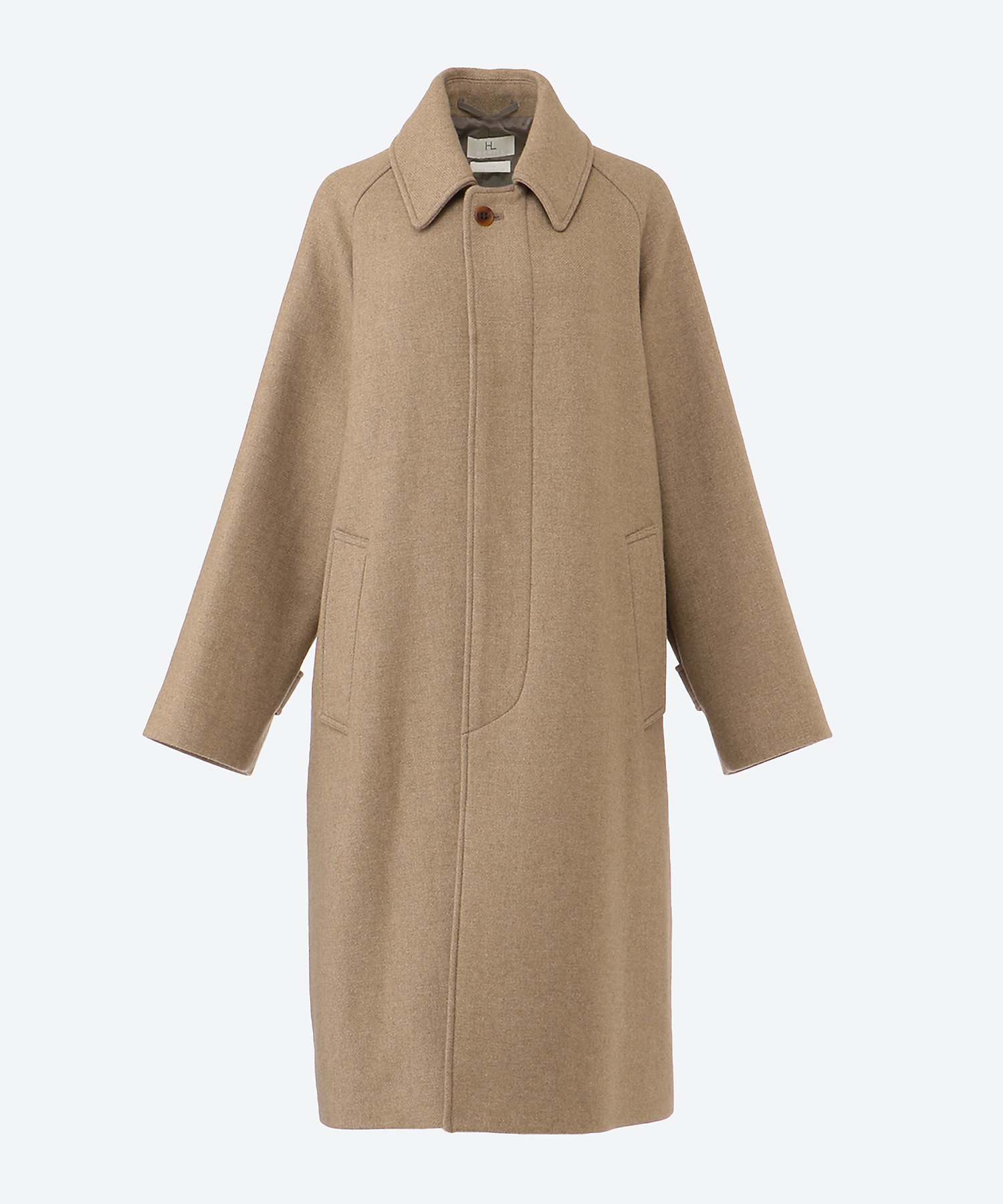 pure cashmere 100% Balmacaan coat