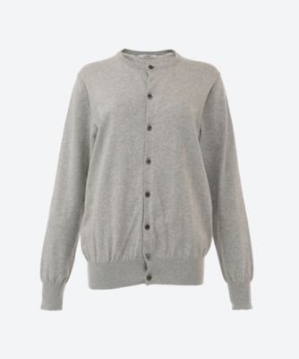 14G天竺コットンクルーネックカーディガン | SLOANE (Women