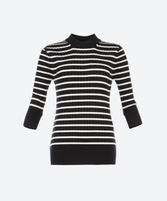 ＜HAVEL studio (Women) ＞ＲＩＢ　ＨＡＬＦ　ＳＬＥＥＶＥ　ＰＵＬＬＯＶＥＲ