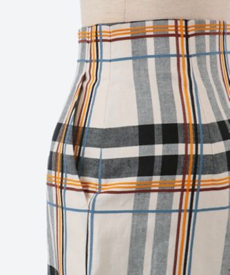 C／LI CHECK PENCIL SKIRT | HAVEL studio (Women