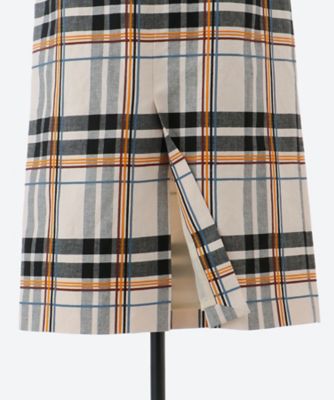 C／LI CHECK PENCIL SKIRT | HAVEL studio (Women