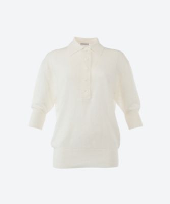 デパート 送料無料 LINEN POLO KNIT | HAVEL studio (Women ニット/セーター