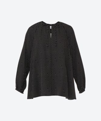 ＜J&M DAVIDSON (Women)＞ＴＩＥ　ＮＥＣＫ　ＤＲＡＰＥＤ　ＴＯＰ