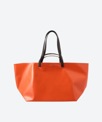 トートバッグ　Ｐｒａｔｉｑｕｅ　Ｍｅｄｉｕｍ　Ｏｒａｎｇｅ－Ｎｏｉｒ